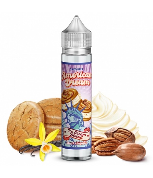 E liquide Ice Cream Biscuit American Dream 50ml / ...