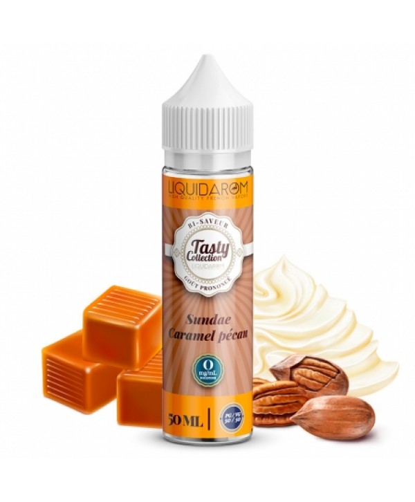 Soldes E liquide Sundae Caramel Pécan Tasty Collection 50ml