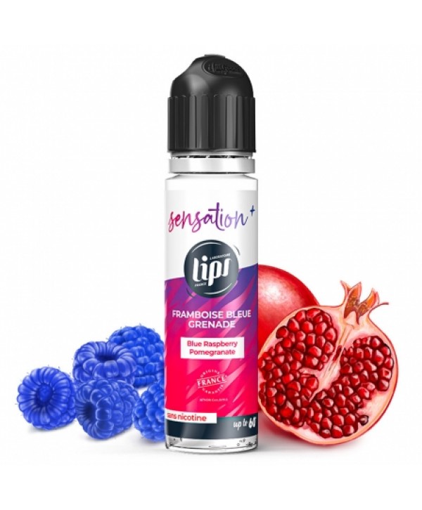 E liquide Framboise Bleue Grenade Sensation + Le French Liquide 50ml
