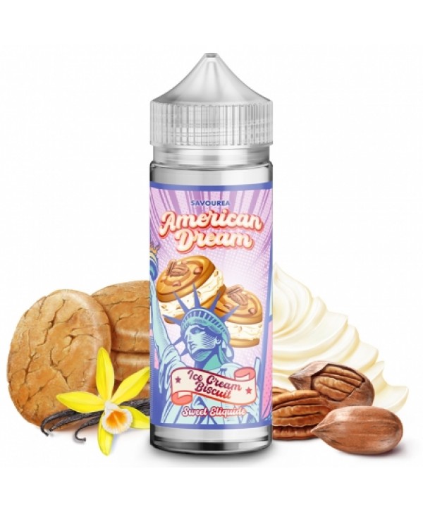 E liquide Ice Cream Biscuit American Dream 50ml / 100ml