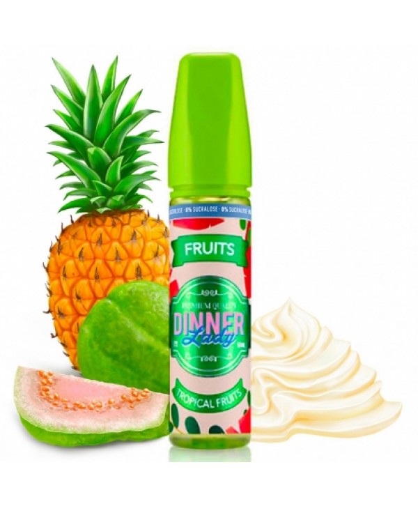 Soldes E liquide Tropical Fruits 0% Sucralose Dinner Lady 50ml
