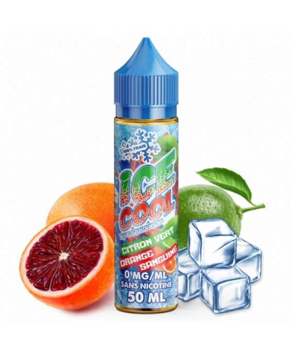 E liquide Citron vert Orange sanguine Ice Cool 50ml