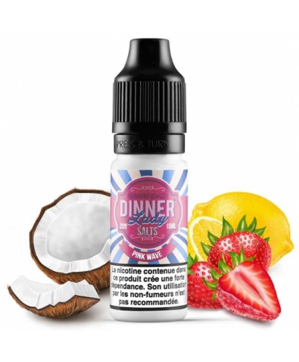 E liquide Pink Wave Salt Nic Dinner Lady | Sel de Nicotine