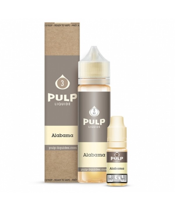 E liquide Pack 60ml Alabama PULP | Tabac blond Noix de pécan Fruits à coque