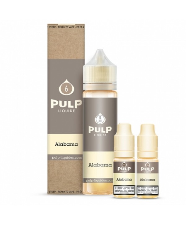 E liquide Pack 60ml Alabama PULP | Tabac blond Noix de pécan Fruits à coque