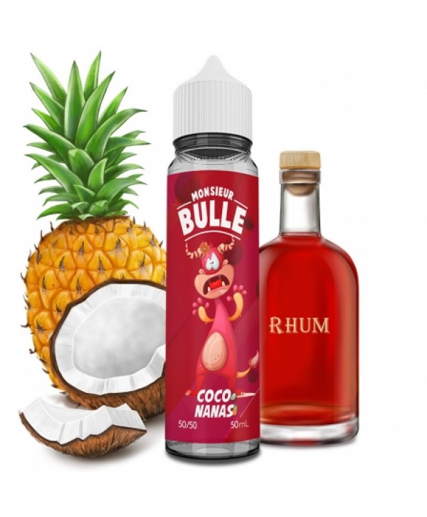 E liquide Coco Nanas Monsieur Bulle Liquideo 50ml