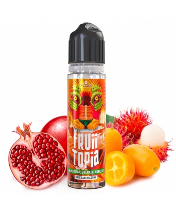 E liquide Ramboutan Grenade Kumquat Easy2Shake Fruiitopia 60ml