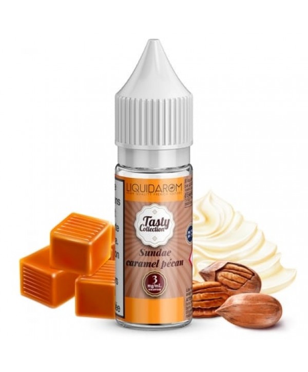 E liquide Sundae Caramel Pécan Tasty Collection | Crème glacée Caramel Noix de pécan