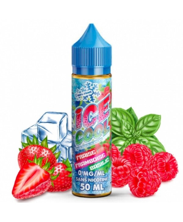 E liquide Fraise Framboise Basilic Ice Cool 50ml