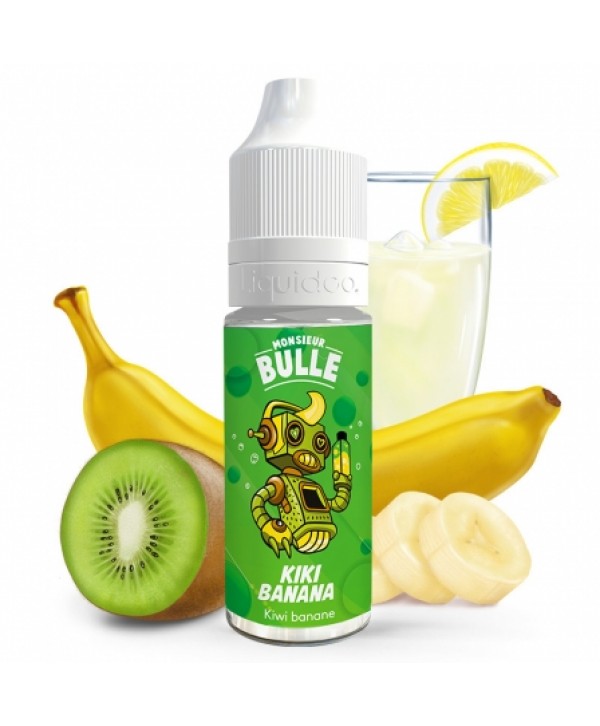 Soldes E liquide Kiki Banana Monsieur Bulle Liquideo | Limonade Kiwi Banane