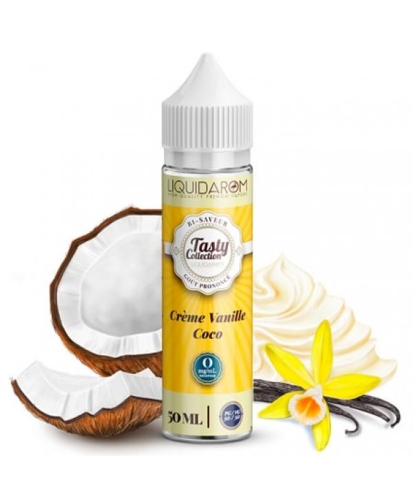 E liquide Crème Vanille Coco Tasty Collection 50ml