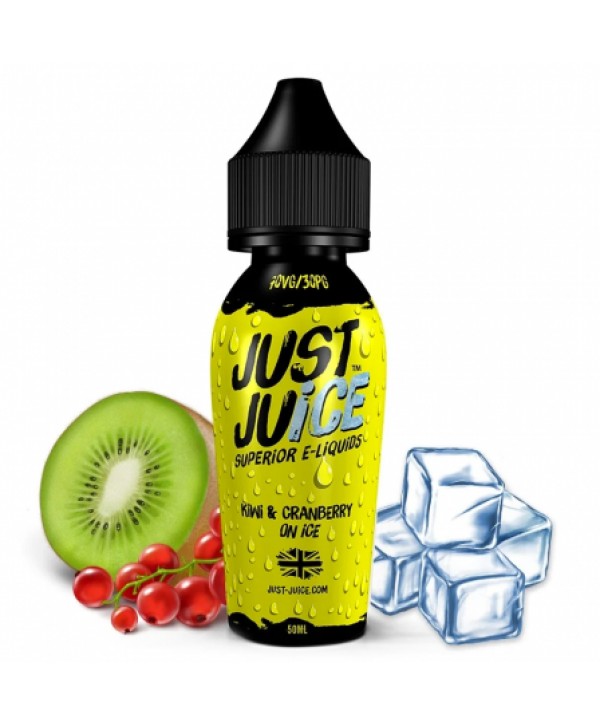 Soldes E liquide Kiwi & Cranberry On Ice Just Juice 50ml