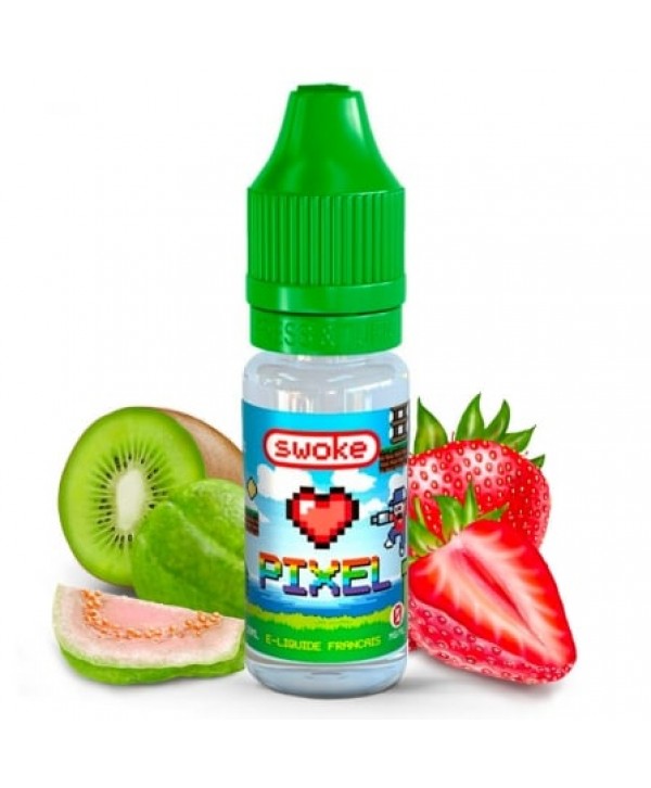 E liquide Pixel Swoke | Kiwi Goyave Fraise Cocktail de fruits