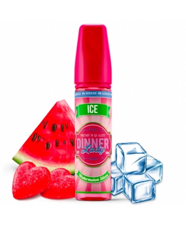 E liquide Watermelon Slices Ice 0% Sucralose Dinner Lady 50ml