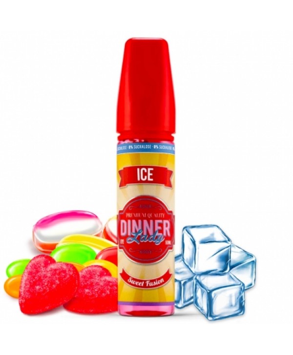 E liquide Sweet Fusion Ice 0% Sucralose Dinner Lady 50ml