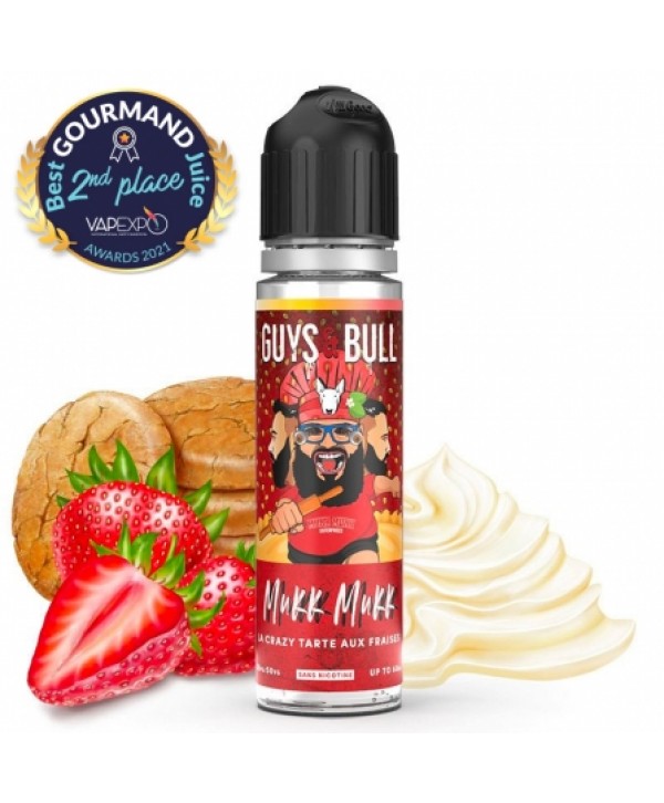 E liquide La crazy tarte fraises Guys & Bull 60ml