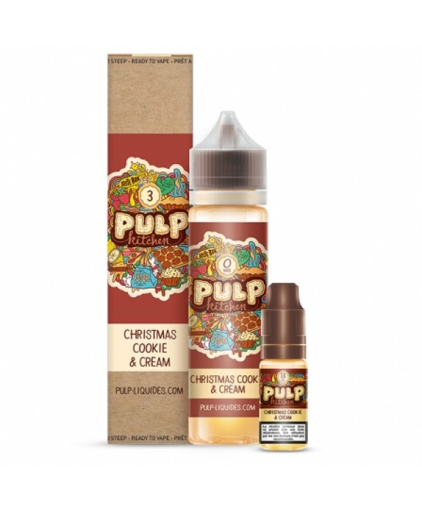 E liquide Pack 60ml Christmas Cookie & Cream PULP Kitchen | Cookie Epices