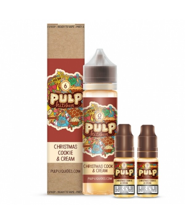 E liquide Pack 60ml Christmas Cookie & Cream PULP Kitchen | Cookie Epices
