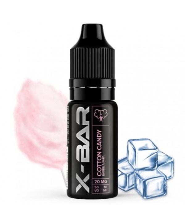 E liquide Cotton Candy Sels de nicotine X-Bar | Barbe à papa Frais
