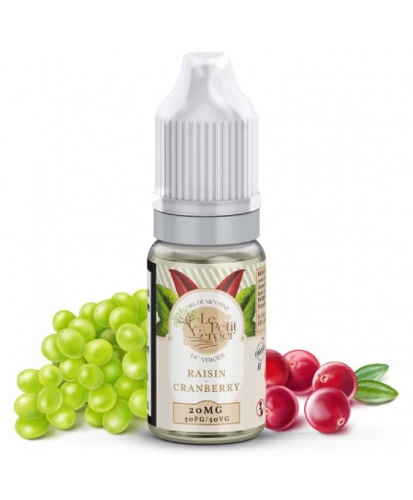 E liquide Raisin Cranberry Sels de nicotine Le Petit Verger | Sel de Nicotine