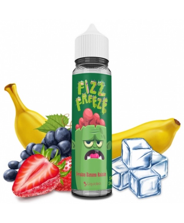 E liquide Fraise Banane Raisin Freeze Liquideo 50ml