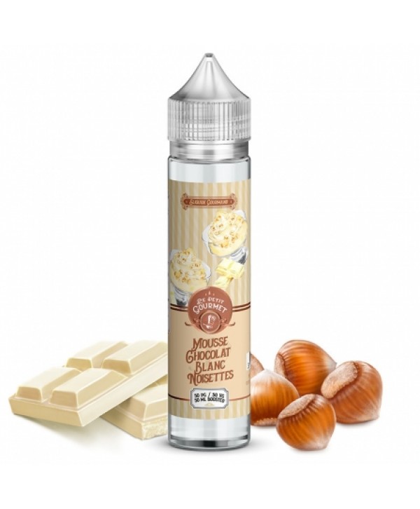 E liquide Mousse Chocolat Blanc Noisettes Le Petit Gourmet 50ml