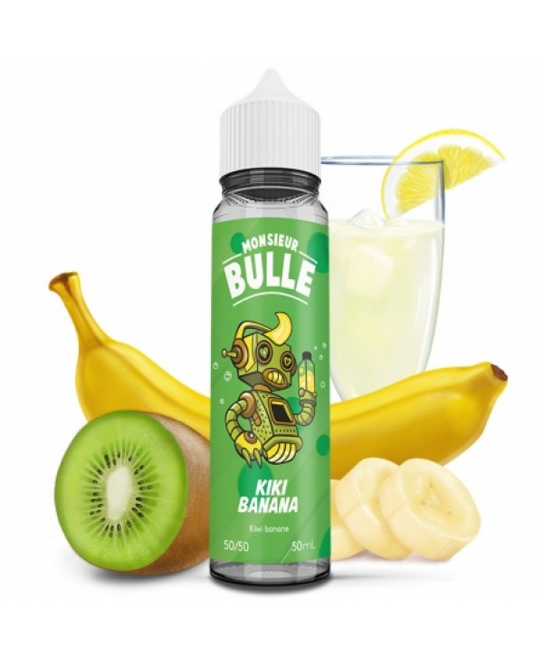 E liquide Kiki Banana Monsieur Bulle Liquideo 50ml