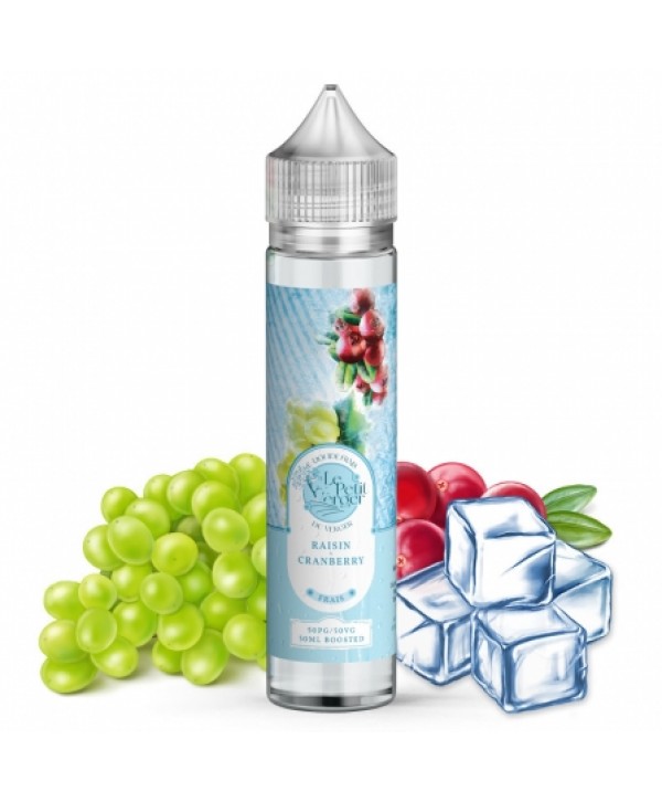 Soldes E liquide Raisin Cranberry Frais Le Petit Verger 50ml