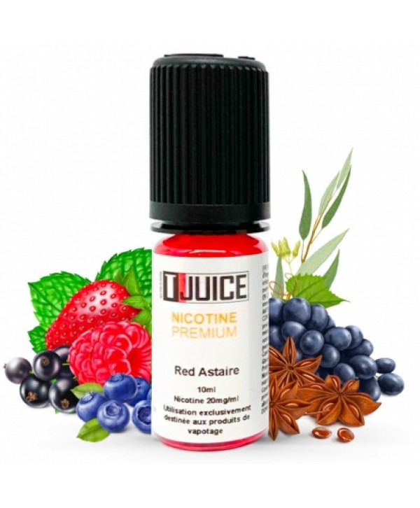E liquide Red Astaire Nicotine Premium T-Juice | Sel de Nicotine