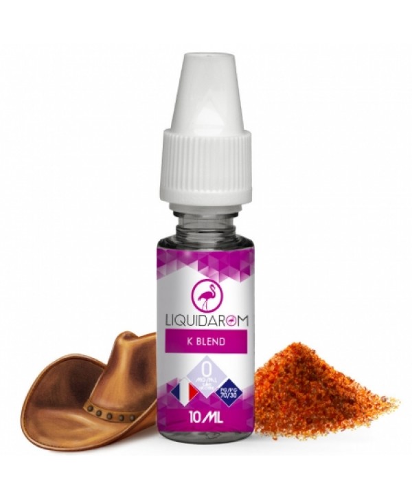 Soldes E liquide K Blend LiquidArom | Tabac brun Tabac blond