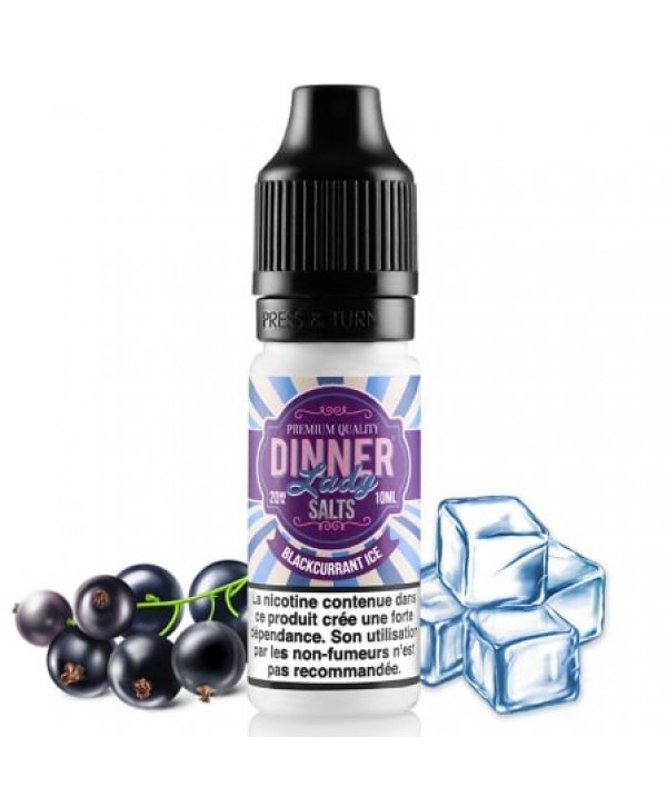 E liquide Blackcurrant Ice Salt Nic Dinner Lady | Sel de Nicotine