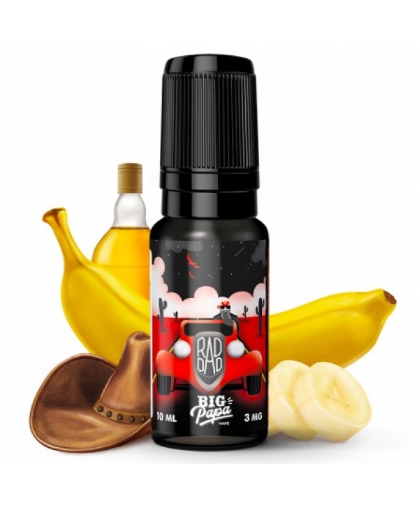 E liquide Rad Dad Big Papa | Tabac Whisky Banane