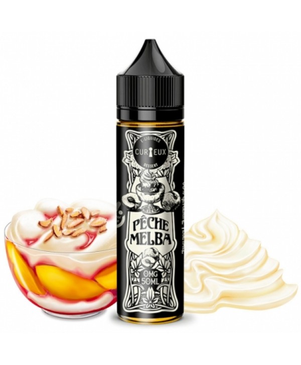 E liquide Pêche Melba Dessert Curieux 50ml