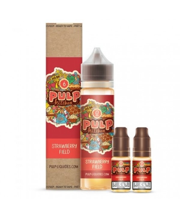 E liquide Pack 60ml Strawberry Field PULP Kitchen | Fraise Sucre