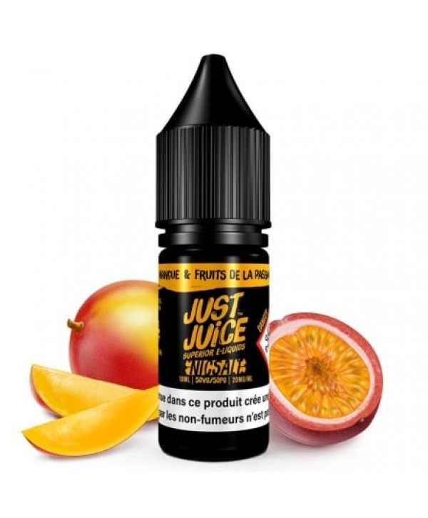 E liquide Mango & Passion Fruit Nic Salt Just Juice | Sel de Nicotine