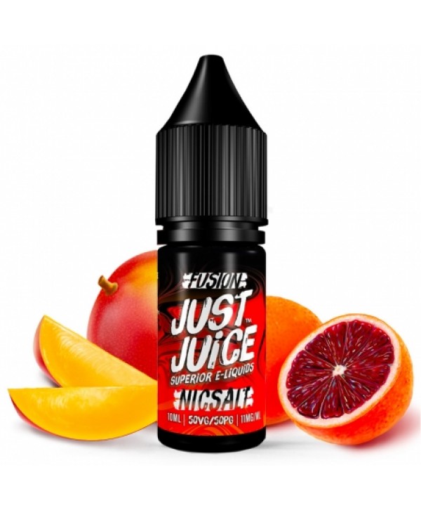 E liquide Fusion Mango & Blood Orange Nic Salt Just Juice | Sel de Nicotine