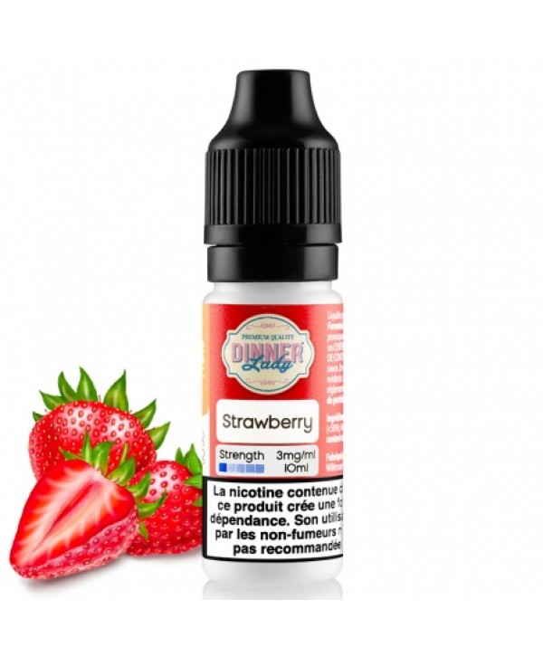 Soldes 2,95€ - E liquide Strawberry Dinner Lady | Fraise pas cher