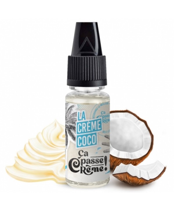 Soldes 1,77€ - E liquide La Crème Coco Ça Passe Crème | Crème Noix de coco pas cher