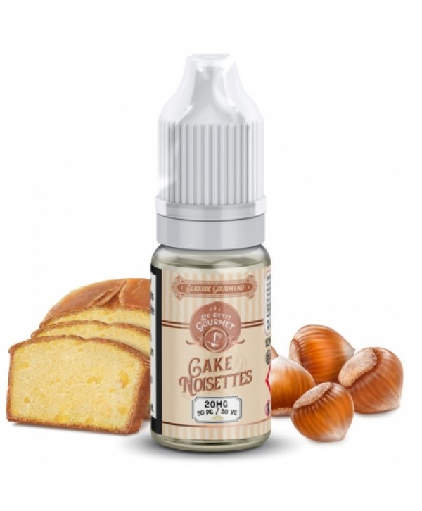 Soldes 2,45€ - E liquide Cake Noisette Sels de nicotine Le Petit Gourmet | Sel de Nicotine pas cher