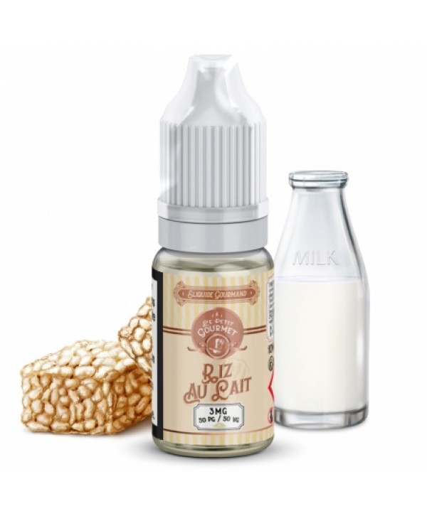 Soldes 2,95€ - E liquide Riz au Lait Le Petit Gourmet | Riz au lait pas cher