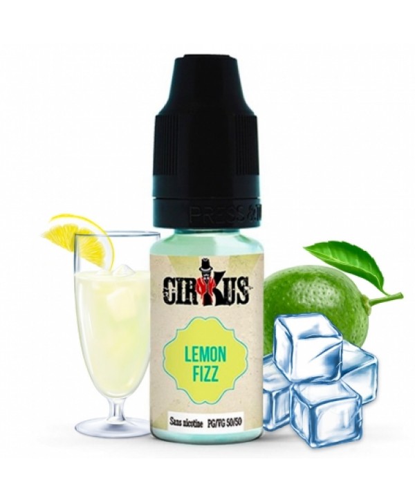 Soldes 2,95€ - E liquide Lemon Fizz Cirkus | Limonade Citron vert Fruits jaunes Frais pas cher