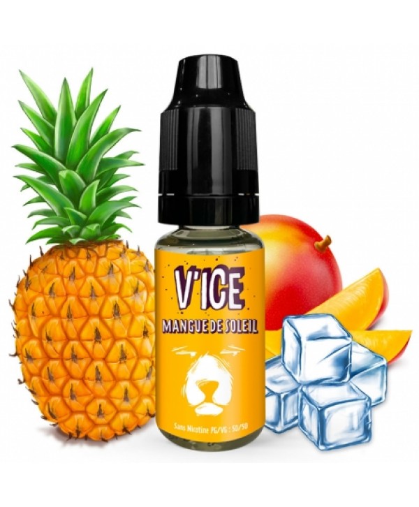Soldes 2,95€ - E liquide Mangue de soleil V'ice | Mangue Ananas Frais pas cher