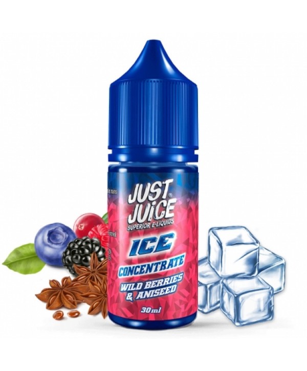 Soldes 6,75€ - Concentré Ice Baies Sauvages & Anis Just Juice Arome DIY pas cher