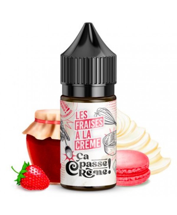 Concentré Les Fraises À La Crème Ça Passe Crème Arome DIY