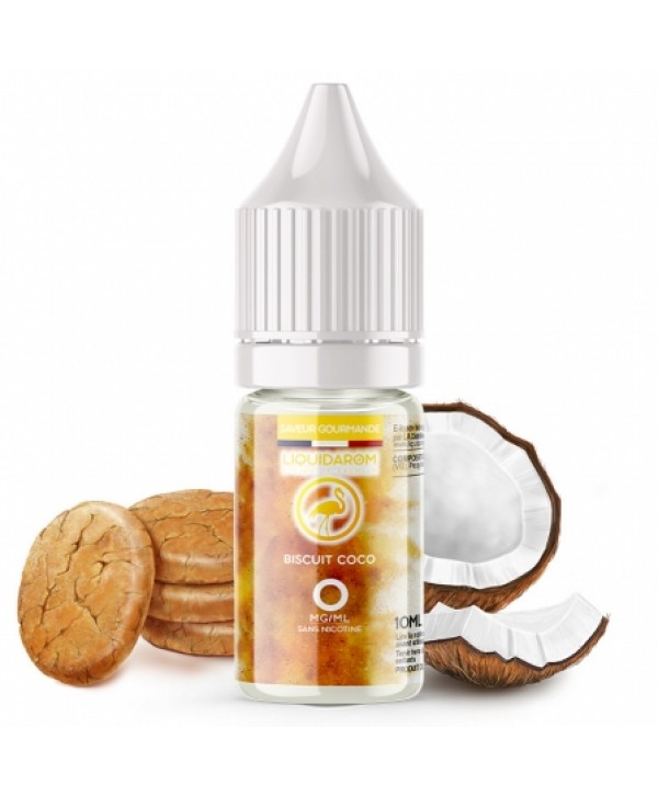 Soldes 2,75€ - E liquide Biscuit Coco LiquidArom pas cher