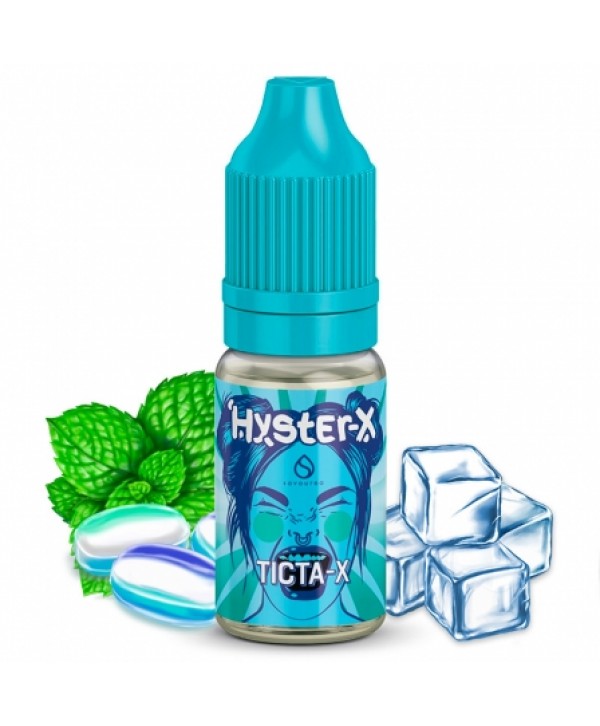 Soldes 2,95€ - E liquide Ticta-X Hyster-X | Bonbon Menthe Frais pas cher