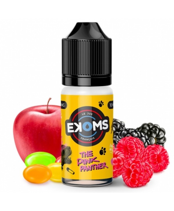 Soldes 2,95€ - E liquide The Punk Panther Ekoms | Bonbon Pomme Framboise Mûre pas cher
