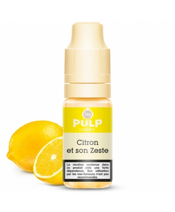 Soldes 2,95€ - E liquide Citron et Son Zeste Pulp | Citron pas cher