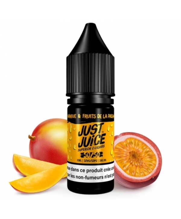 E liquide Mango & Passion Fruit Just Juice | Mangue Fruit de la passion