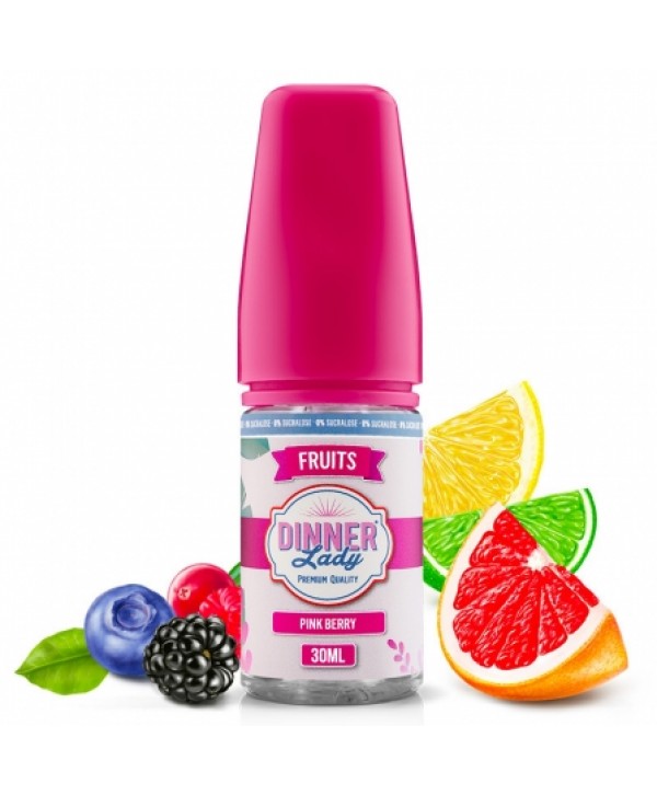 Concentré Pink Berry 0% Sucralose Dinner Lady Arome DIY